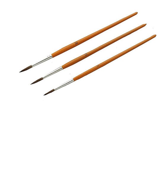 SAVY - Pinceau aquarelle - Lot de 3 - N2-4-6 - large