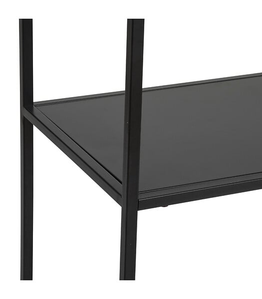ATMOSPHERA - Meuble Étagère de rangement en Métal Noir 90 x 180 cm - large