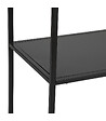 ATMOSPHERA - Meuble Étagère de rangement en Métal Noir 90 x 180 cm - vignette