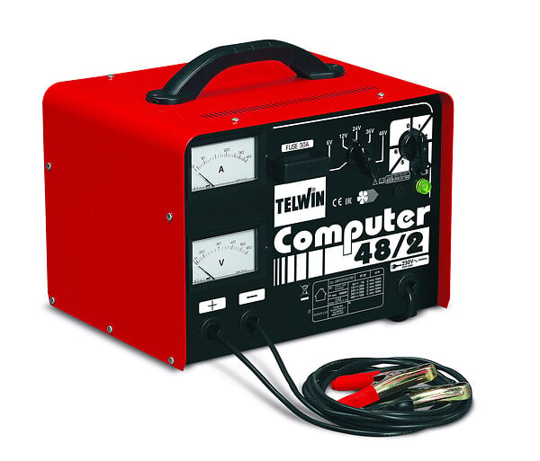 TELWIN - Chargeur de batterie PRO avec contrôle électronique 30A  6/12/24/36/48V Computer 48/2 Prof Telwin - large