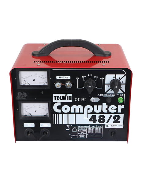 TELWIN - Chargeur de batterie PRO avec contrôle électronique 30A  6/12/24/36/48V Computer 48/2 Prof Telwin - large