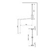 EMUCA - Penderie rabattable pour armoire Hang, 830 - 1150, Chromé, Acier et Plastique. - vignette