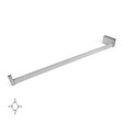 EMUCA - barre de penderie pour armoire Castor avec lumière LED, batterie amovible et détecteur de mouvement, 1.008, Anodisé mat - vignette