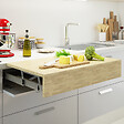 EMUCA - Coulisses pour table extensible et relevable Oplà Top, Aluminium, Acier inox anodisé - vignette