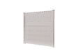 ALTONA - Lame de clôture pleine pvc blanc ADELE - L.150 x Ht.20 cm x Ep. 24 mm - vignette