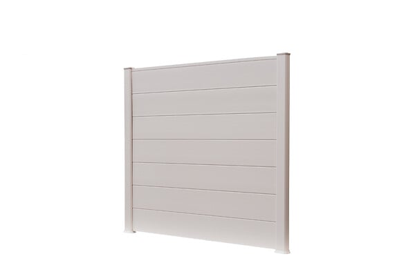 ALTONA - Profil de finition pour lames pleines PVC ADELE blanc - large