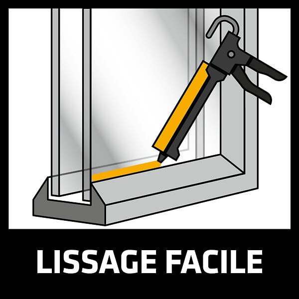 SIKA - Sikaseal-162 vitrage translucide - large