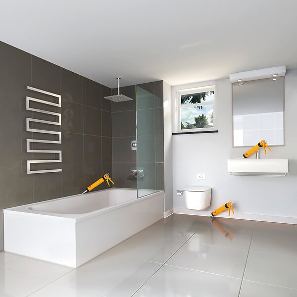 SIKA - SIKASEAL-180 Salle de bain & carrelage Blanc - large