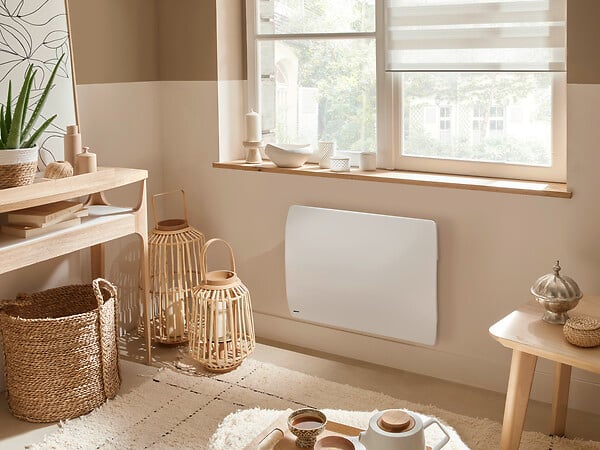 NOIROT - Radiateur électrique à inertie sèche Neo - 1500W - Blanc satiné - large