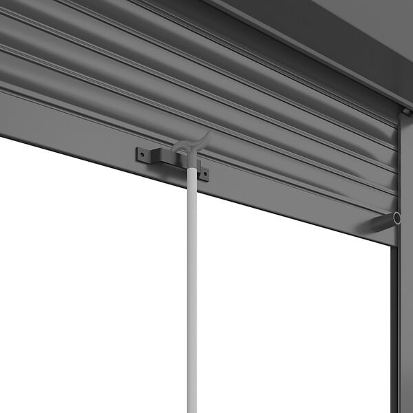 FRANCE COMBI - Volet roulant tirage direct recoupable - Aluminium GRIS - 210x100cm - large