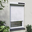 FRANCE COMBI - Volet roulant electrique recoupable solaire- blanc- 160x120cm - vignette