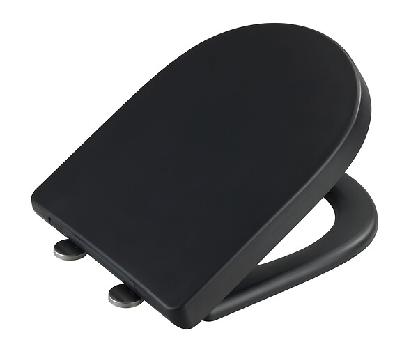 WENKO - Abattant Exclusive 3-V&B O.novo noir mat - large