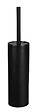 WENKO - Kit WC Casoli - Céramique - Noir - Tête silicone 7,5cm - vignette