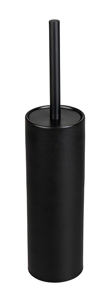 WENKO - Kit WC Casoli - Céramique - Noir - Tête silicone 7,5cm - large
