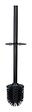WENKO - Kit WC Casoli - Céramique - Noir - Tête silicone 7,5cm - vignette