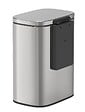 WENKO - Poubelle murale Sare 5l inox brillant - vignette