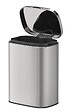 WENKO - Poubelle murale Sare 5l inox brillant - vignette