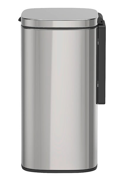 WENKO - Poubelle murale Sare 5l inox brillant - large