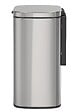 WENKO - Poubelle murale Sare 5l inox brillant - vignette