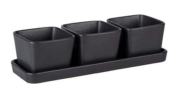 WENKO - Pots Snack & Dip lot de 3 x 0,3 L BO - large