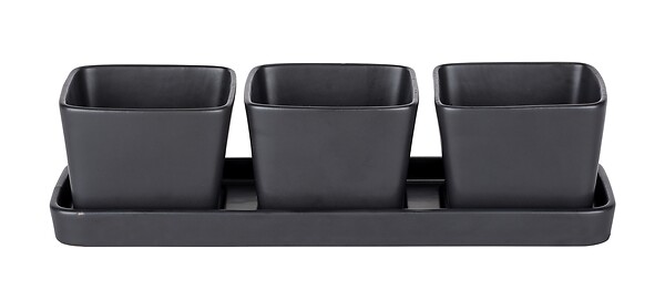 WENKO - Pots Snack & Dip lot de 3 x 0,3 L BO - large