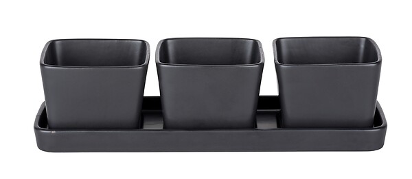 WENKO - Pots Snack & Dip lot de 3 x 0,3 L BO - large