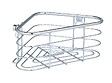 WENKO - Étagère d'angle Trestina - Inox chromé - Adhésif ou perçage - vignette