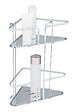WENKO - Etagère d'angle Termoli inox 2 niveaux - vignette
