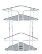 WENKO - Etagère d'angle Termoli inox 2 niveaux - vignette