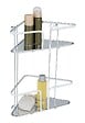 WENKO - Etagère d'angle Termoli inox 2 niveaux - vignette