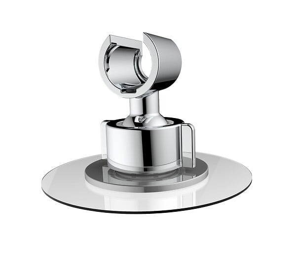 WENKO - Support douchette 360° adhésif Chrome - large