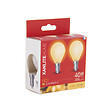 XANLITE - Lot de 2 ampoules Filament LED opaques, culot E14, forme P45, puissance équivalente 40W, flux 470 lm, lumière blanc chaud 2700 K - vignette