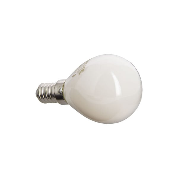 XANLITE - Lot de 2 ampoules Filament LED opaques, culot E14, forme P45, puissance équivalente 40W, flux 470 lm, lumière blanc chaud 2700 K - large