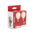 XANLITE - Lot de 2 ampoules LED filament E14 40W 470lm Blanc neutre - vignette