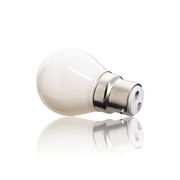 XANLITE - Lot de 2 ampoules Filament LED opaques, culot B22, forme P45, puissance équivalente 60W, flux 806 lm, lumière blanc chaud 2700 K - large