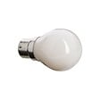 XANLITE - Lot de 2 ampoules Filament LED opaques, culot B22, forme P45, puissance équivalente 60W, flux 806 lm, lumière blanc chaud 2700 K - vignette