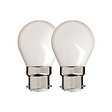 XANLITE - Lot de 2 ampoules filament LED P45, culot E14, puissance équivalente 60W, flux 806 lm, lumière blanc neutre 4000 K - vignette