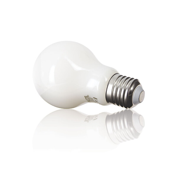 XANLITE - Lot de 2 ampoules Filament LED opaques, culot E27, forme A60, puissance équivalente 60W, flux 806 lm, lumière blanc neutre 4000 K - large