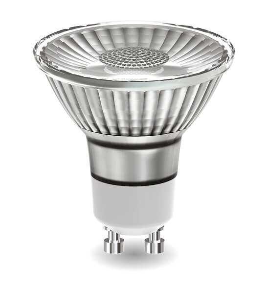 XANLITE - Lot de 2 ampoules LED spot GU10 - Blanc chaud - 520lm - large