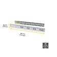 EMUCA - Lot de 5 paires de coulisses pour tiroirs - à billes - 45 x 450 mm - Fermeture amortie - Zingué - vignette