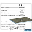 STANO - Bonde horizontale sans capot Ø90 DONA pour receveurs de douche - vignette