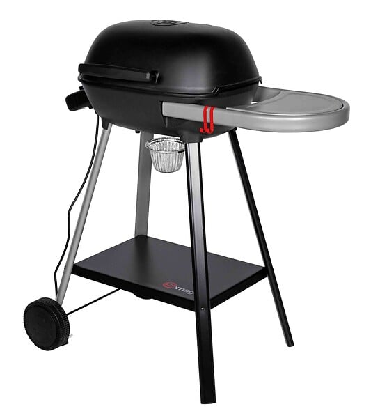 SOMAGIC - Barbecue électrique sur chariot - Fonte - 2300 W - large