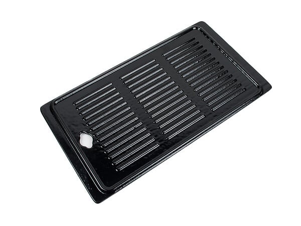 SOMAGIC - Plancha fonte émaillée double face 43 x 23 cm pour barbecues gaz 4 brûleurs - Somagic - large