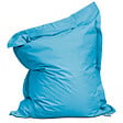 OVIALA - Pouf de jardin polyester azur 180 x 145 cm - Solys - vignette