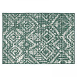 OVIALA - Tapis d'extérieur en polypropylène 120 x 170 cm vert - Kano - vignette