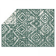 OVIALA - Tapis d'extérieur en polypropylène 120 x 170 cm vert - Kano - vignette