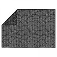 OVIALA - Tapis d'extérieur en polypropylène 160 x 230 cm noir - Folia - vignette