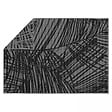 OVIALA - Tapis d'extérieur en polypropylène 200 x 290 cm noir - Palmio - vignette