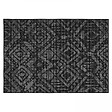 OVIALA - Tapis d'extérieur en polypropylène 160 x 230 cm noir - Kano - vignette