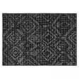 OVIALA - Tapis d'extérieur en polypropylène 120 x 170 cm noir - Kano - vignette